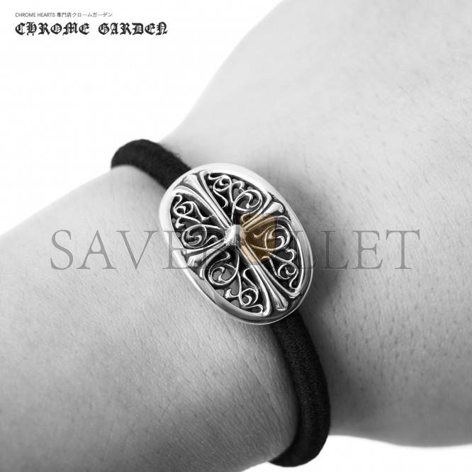 CHROME HEARTS TINY FLORAL HAIR TIE