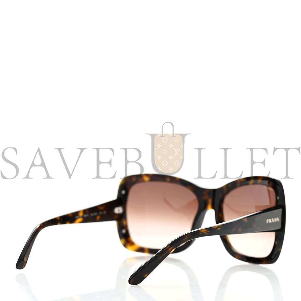 PRADA ACETATE SUNGLASSES SPR 11L TORTOISE