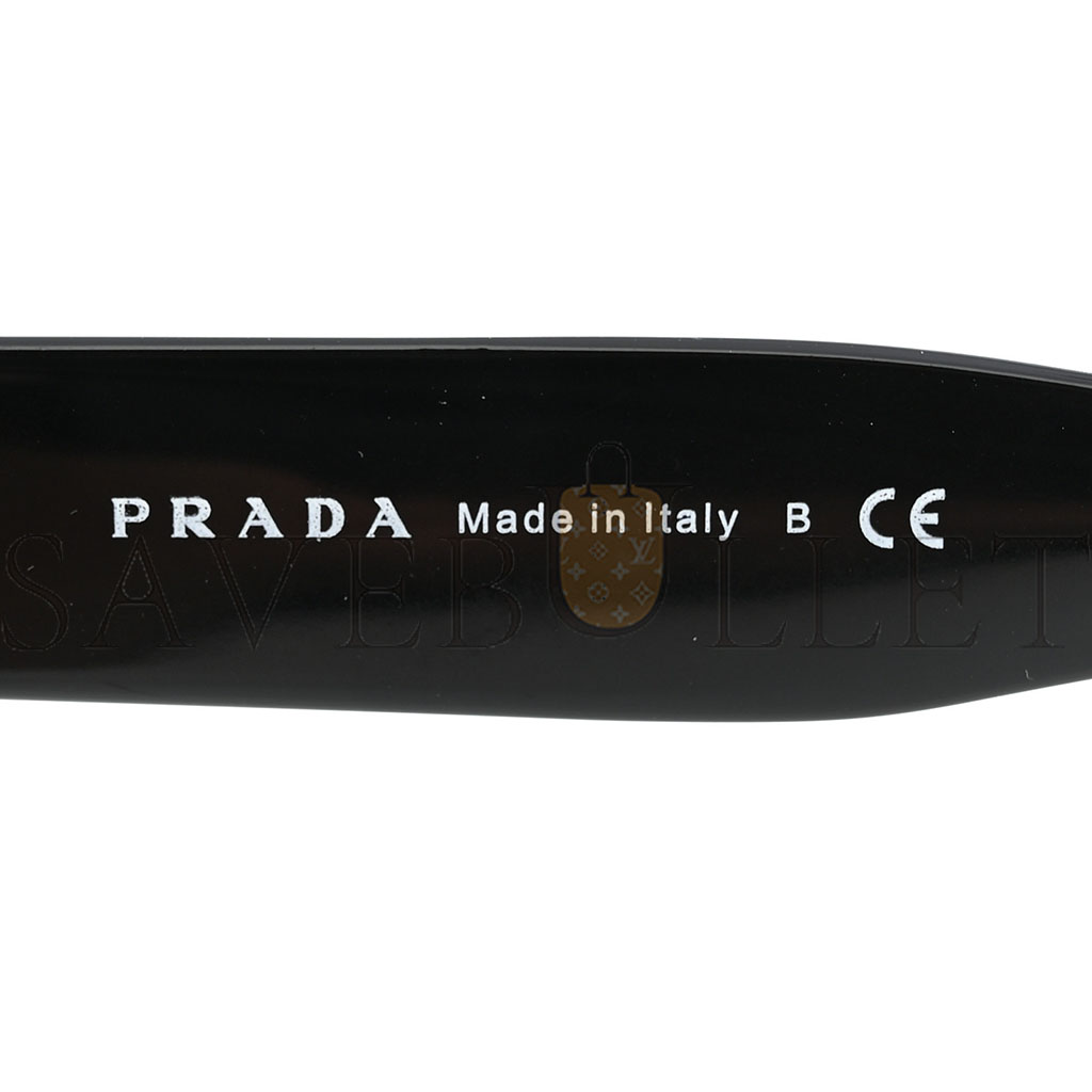 PRADA ROUND SUNGLASSES SPR 170 BLACK