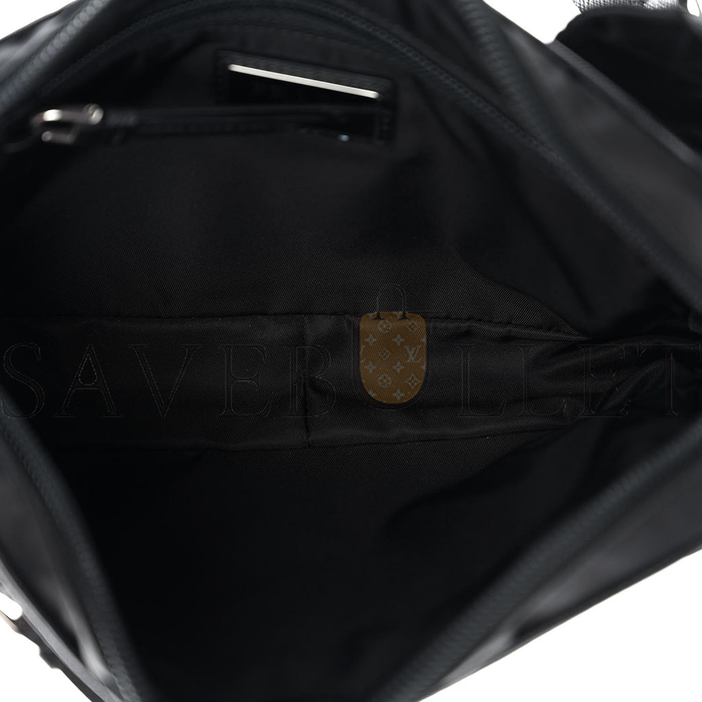 PRADA TESSUTO NYLON BELT BAG BLACK (22*13*5cm)