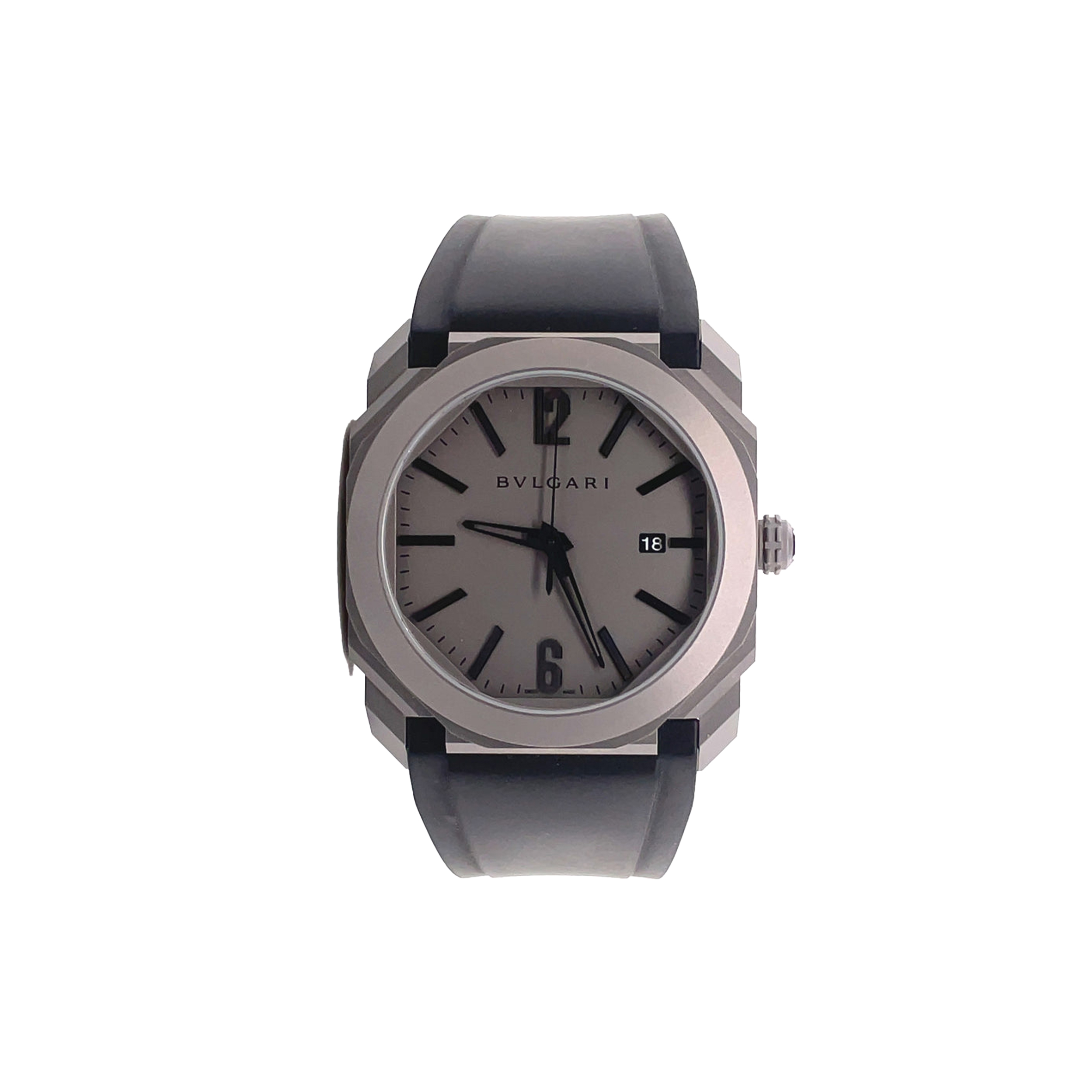 BVLGARI OCTO SOLOTEMPO AUTOMATIC GREY DIAL 41MM MEN'S WATCH 102858 BVLGARI OCTO SOLOTEMPO AUTOMATIC GREY DIAL 41MM MEN'S WATCH 102858