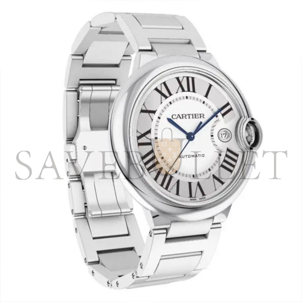 CARTIER BALLON BLEU DE SILVER SILVER STEEL CASSETTE MEN'S WATCH WSBB0049 CARTIER BALLON BLEU DE SILVER SILVER STEEL CASSETTE MEN'S WATCH WSBB0049
