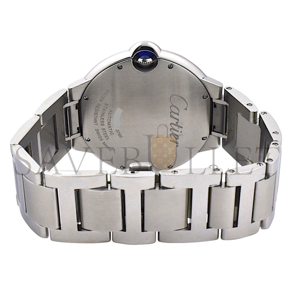 CARTIER BALLON BLEU DE SILVER SILVER STEEL CASSETTE MEN'S WATCH WSBB0049 CARTIER BALLON BLEU DE SILVER SILVER STEEL CASSETTE MEN'S WATCH WSBB0049