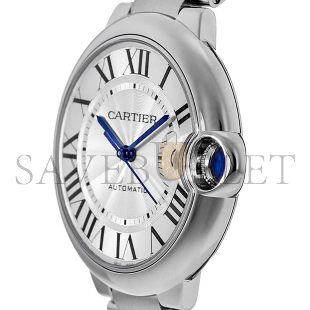 CARTIER BALLON BLEU DE SILVER SILVER STEEL CASSETTE MEN'S WATCH WSBB0049 CARTIER BALLON BLEU DE SILVER SILVER STEEL CASSETTE MEN'S WATCH WSBB0049