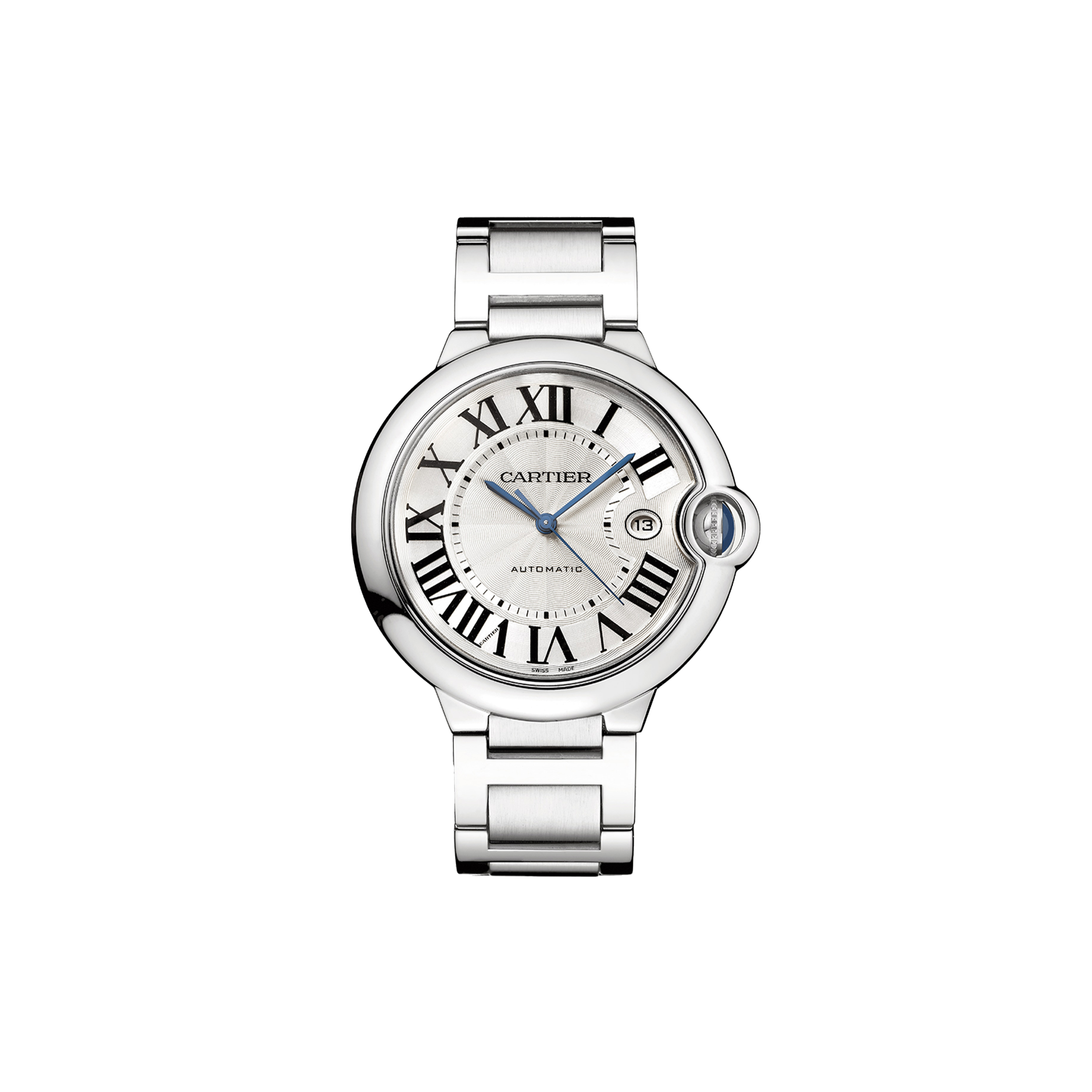 CARTIER BALLON BLEU DE SILVER SILVER STEEL CASSETTE MEN'S WATCH WSBB0049 CARTIER BALLON BLEU DE SILVER SILVER STEEL CASSETTE MEN'S WATCH WSBB0049