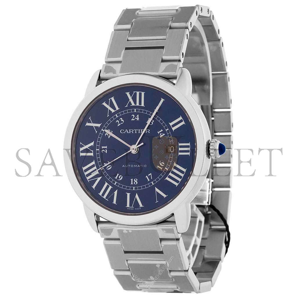 CARTIER RONDE SOLO 42MM BLUE DIAL AUTOMATIC MEN'S WATCH WSRN0023 CARTIER RONDE SOLO 42MM BLUE DIAL AUTOMATIC MEN'S WATCH WSRN0023
