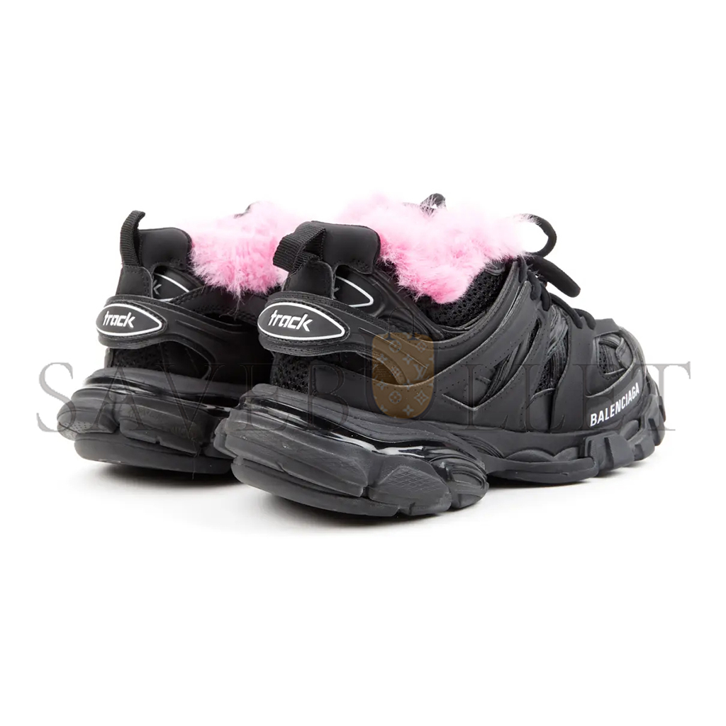 BALENCIAGA TRACK FAUX FUR TRAINERS 668555W3CQ61050