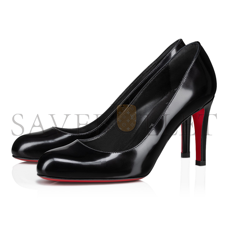 CHRISTIAN LOUBOUTIN PUMPPIE 85 MM PUMPS-CALF LEATHER-BLACK-WOMEN 3230631B439