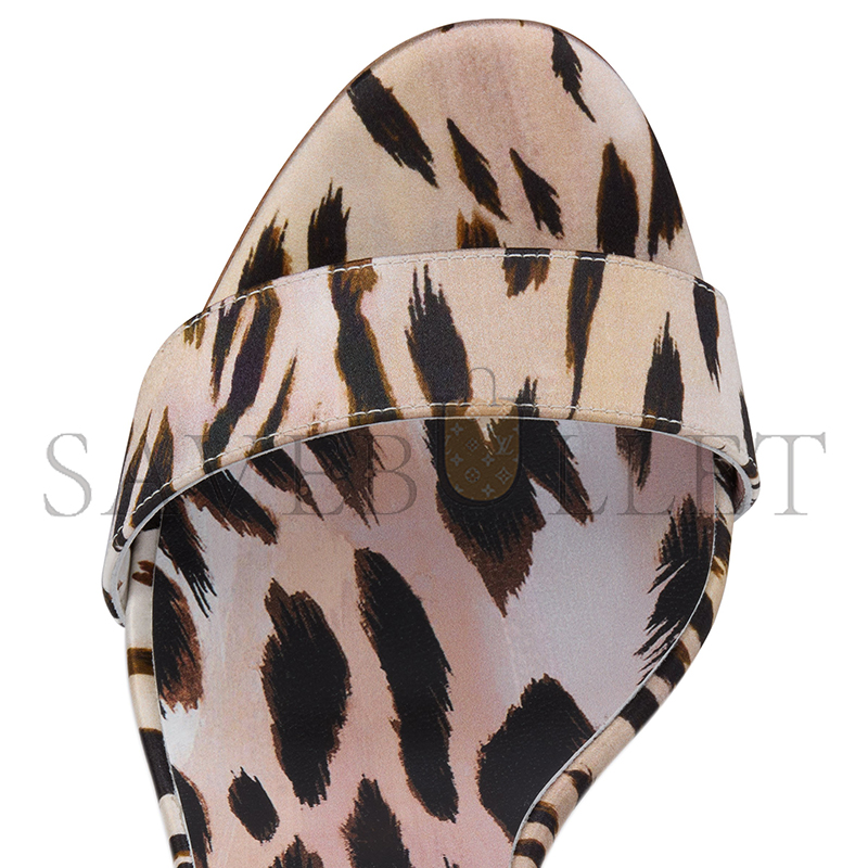 CHRISTIAN LOUBOUTIN SANDALE DU DESERT 100 MM STRAPPY SANDALS-GIGI PRINTED CREPE SATIN-MULTICOLOR-WOMEN 12506489002 CHRISTIAN LOUBOUTIN SANDALE DU DESERT 100 MM STRAPPY SANDALS-GIGI PRINTED CREPE SATIN-MULTICOLOR-WOMEN 12506489002
