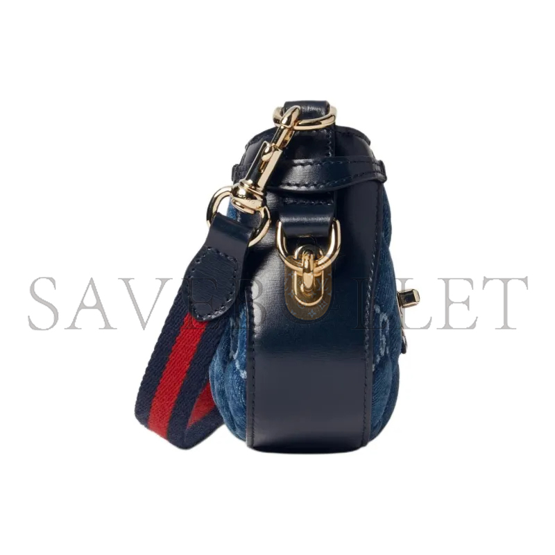 GUCCI DENIM SHOULDER BAG 786015 (24*12*5cm)