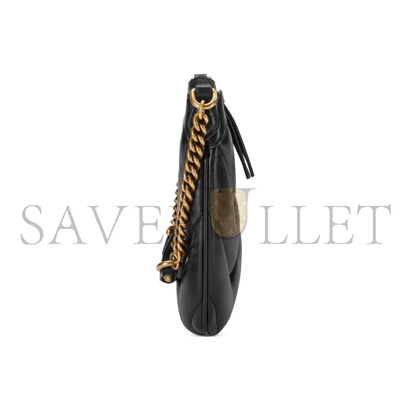 GUCCI SMALL MARMONT LEATHER SHOULDER BAG 777263 (26*17*4cm)