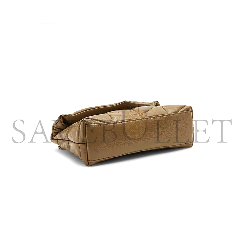 YSL TOY PUFFER IN LEATHER 24022219864407 (23*15.5*8.5cm)