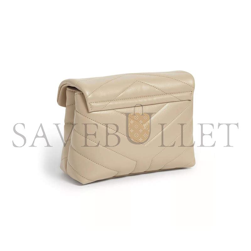 YSL TOY LOULOU LEATHER SHOULDER BAG DAE204123186 (20*14*7cm)