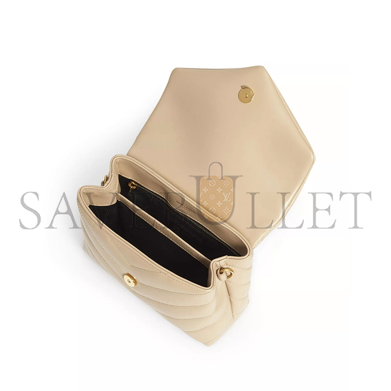 YSL TOY LOULOU LEATHER SHOULDER BAG DAE204123186 (20*14*7cm)