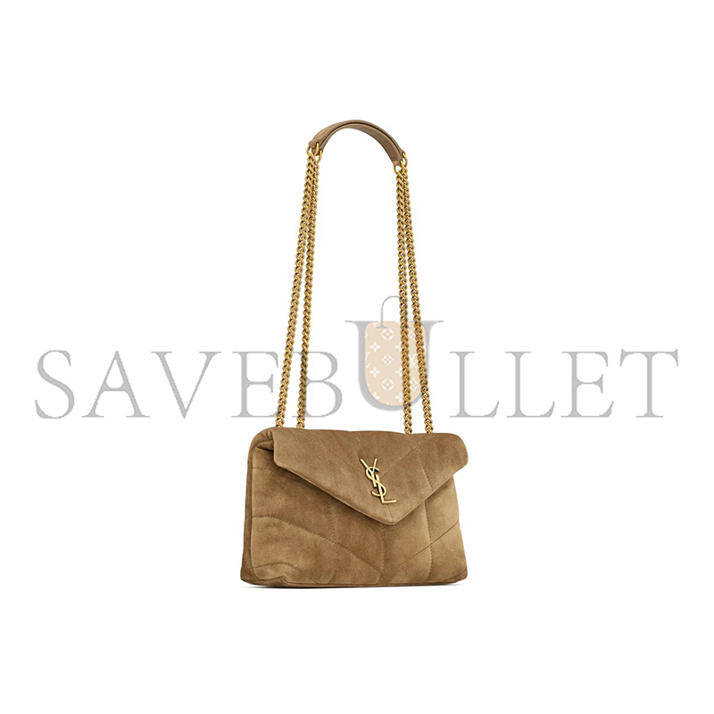 YSL TOY PUFFER IN SUEDE 7593371U8073194 (22.5*16*8cm)