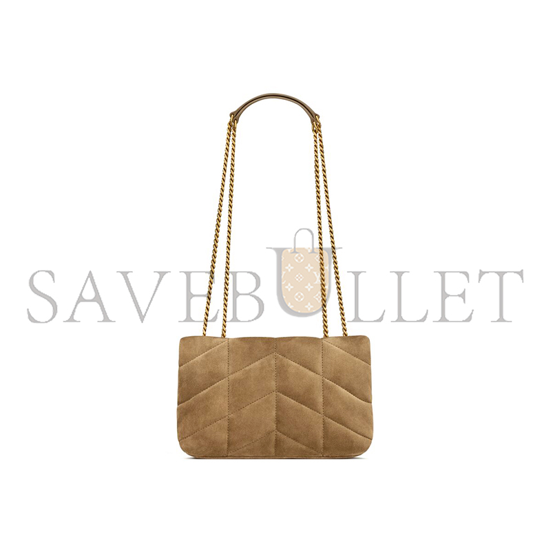 YSL TOY PUFFER IN SUEDE 7593371U8073194 (22.5*16*8cm)