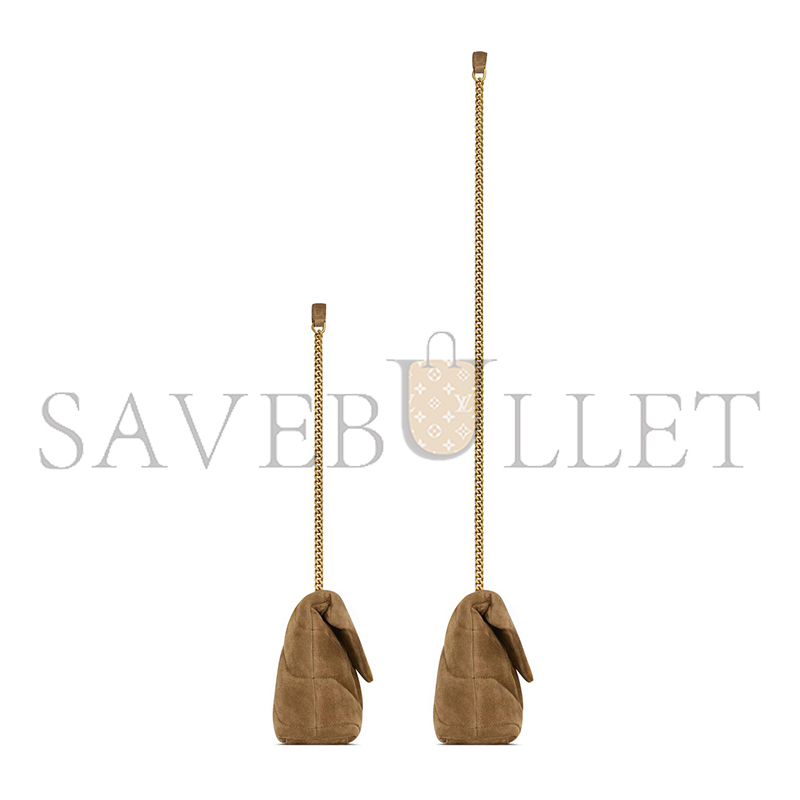 YSL TOY PUFFER IN SUEDE 7593371U8073194 (22.5*16*8cm)