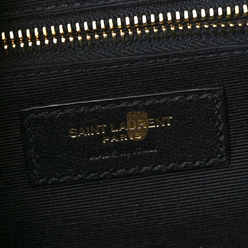 YSL ENVELOPE LARGE IN QUILTED GRAIN DE POUDRE EMBOSSED LEATHER 600166BOW911000 (31*22*7.5cm)