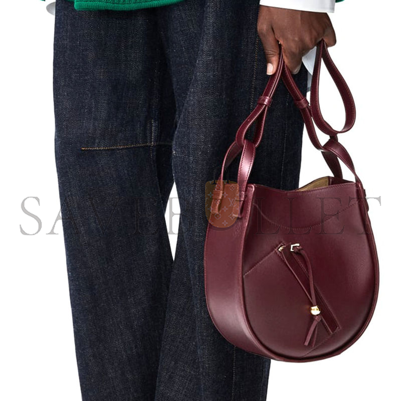 LOEWE HAMMOCK SLICE BAG IN SHINY CALFSKIN A538HHSX01 (21*25*10cm)
