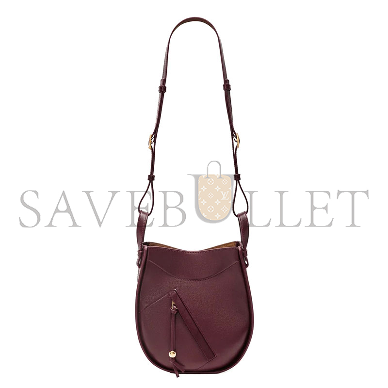 LOEWE HAMMOCK SLICE BAG IN SHINY CALFSKIN A538HHSX01 (21*25*10cm) LOEWE HAMMOCK SLICE BAG IN SHINY CALFSKIN A538HHSX01 (21*25*10cm)