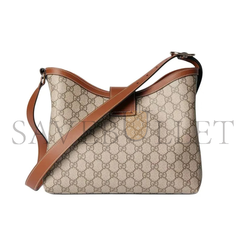 GUCCI PADLOCK FABRIC MEDIUM SHOULDER BAG ‎839021FAD6L9758 (29*23.5*15.5cm)