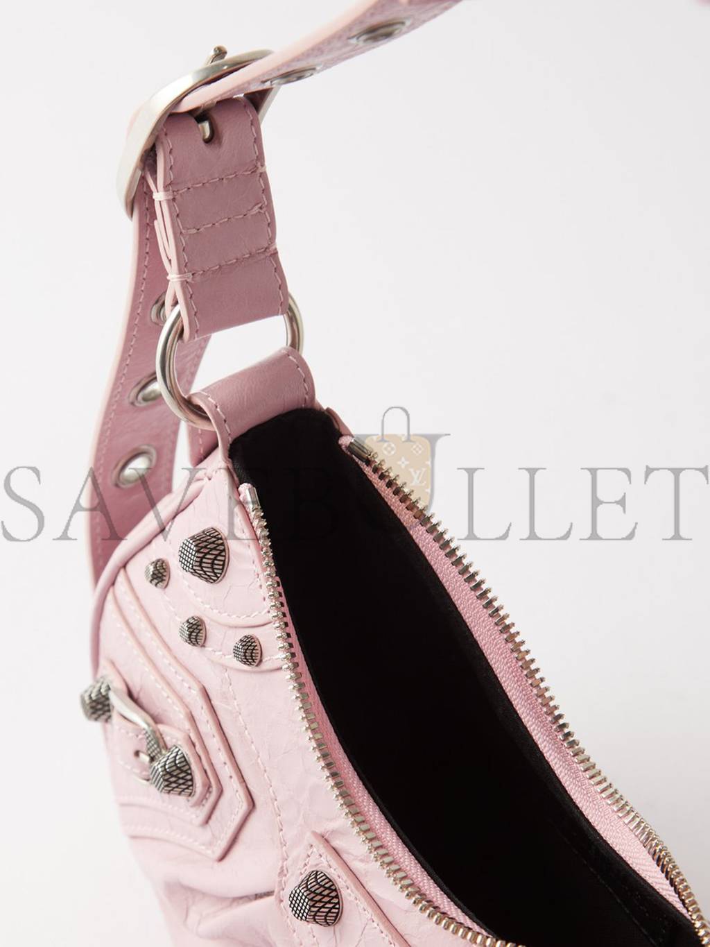 BALENCIAGA PINK LE CAGOLE XS LEATHER SHOULDER BAG  MATCHESFASHION US (26*13*5cm)