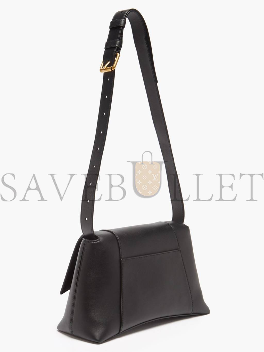 BALENCIAGA BLACK DOWNTOWN S LEATHER BAG  MATCHESFASHION US (29.2*19.3*10.6cm)