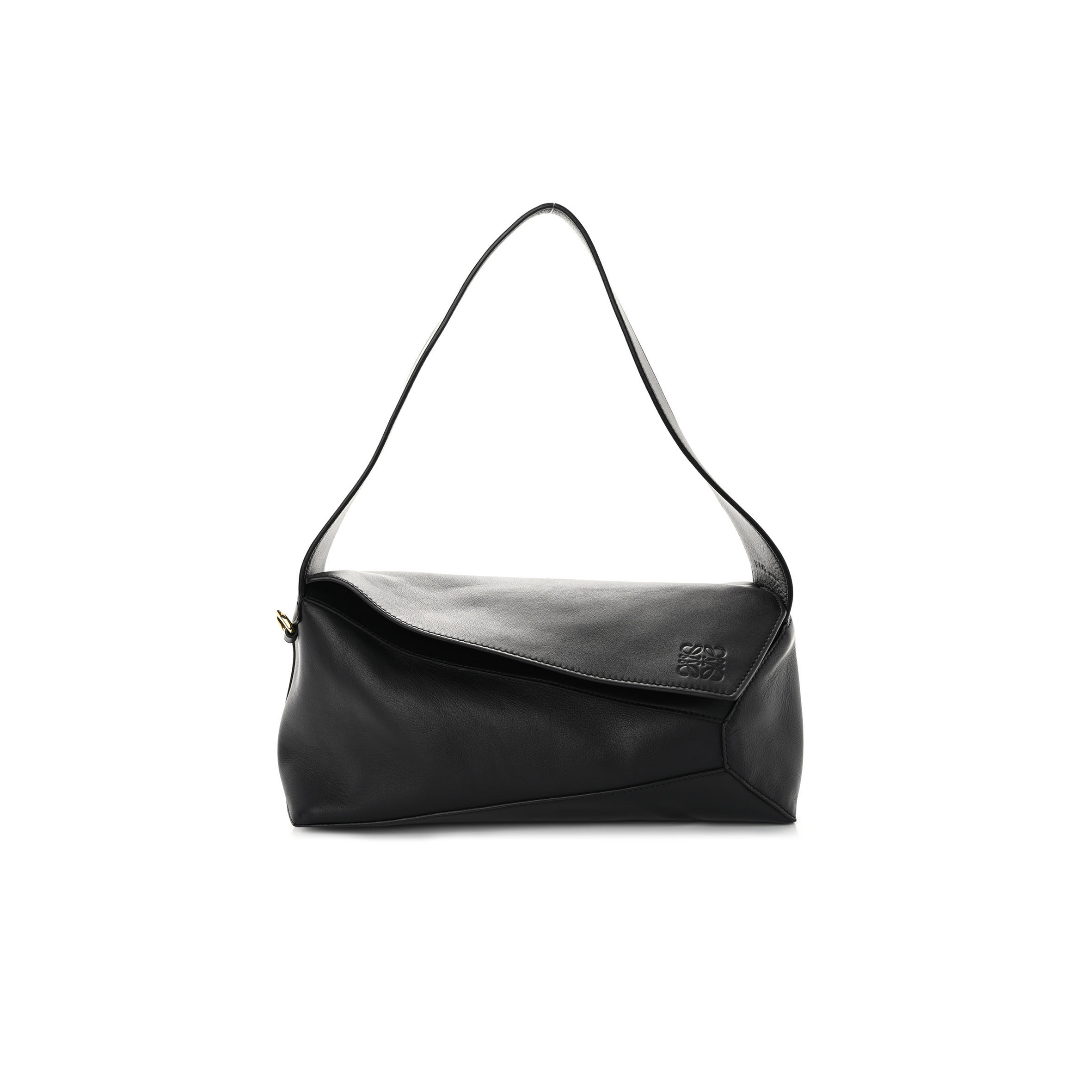 LOEWE CALFSKIN PUZZLE HOBO BLACK (29*14*11cm)