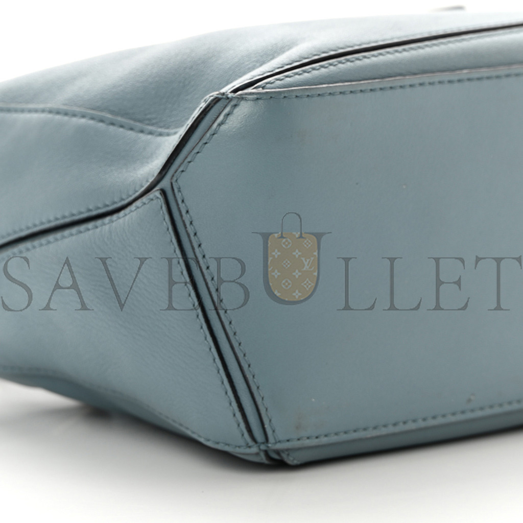 LOEWE CALFSKIN SMALL PUZZLE BAG STONE BLUE (24*16.5*10.5cm)