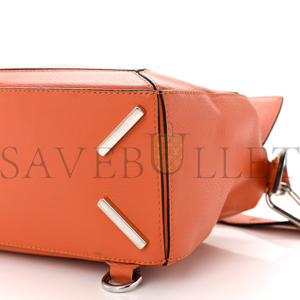 LOEWE CALFSKIN SMALL PUZZLE BAG CORAL (24*16.5*10.5cm)