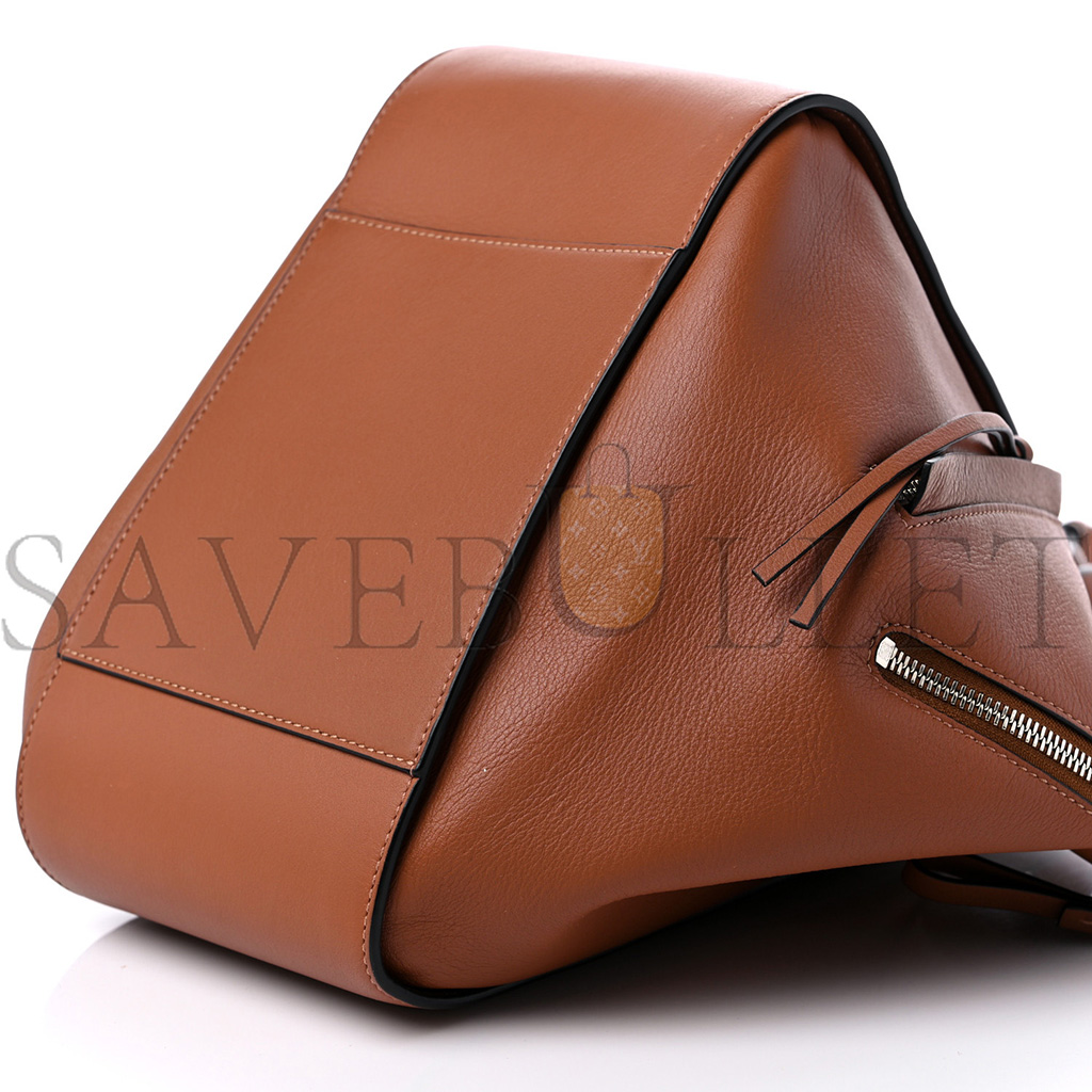 LOEWE CALFSKIN SMALL HAMMOCK SHOULDER BAG TAN (30*25*13.5cm)