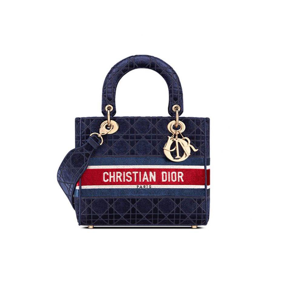 DIOR MEDIUM LADY D-LITE BAG M0565OTGU_M928 (24cm*20cm*11cm)