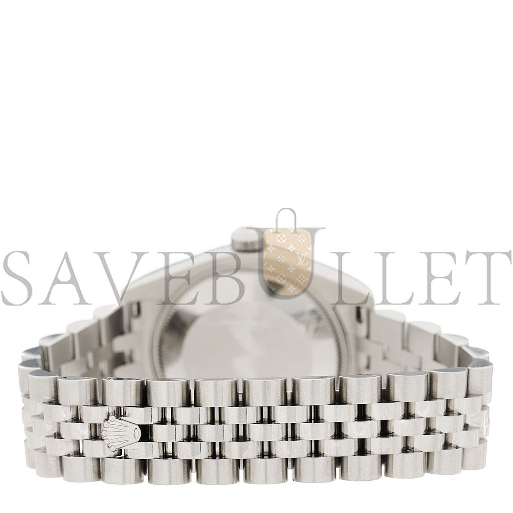 ROLEX STAINLESS STEEL 18K WHITE GOLD 31MM OYSTER PERPETUAL DATEJUST WATCH BLUE ROMAN 178274 ROLEX STAINLESS STEEL 18K WHITE GOLD 31MM OYSTER PERPETUAL DATEJUST WATCH BLUE ROMAN 178274