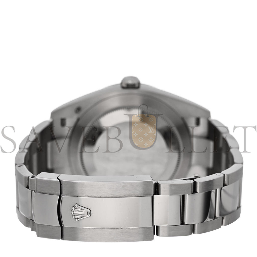 ROLEX STAINLESS STEEL 18K WHITE GOLD 41MM OYSTER PERPETUAL DATEJUST WATCH BLACK 126334 ROLEX STAINLESS STEEL 18K WHITE GOLD 41MM OYSTER PERPETUAL DATEJUST WATCH BLACK 126334