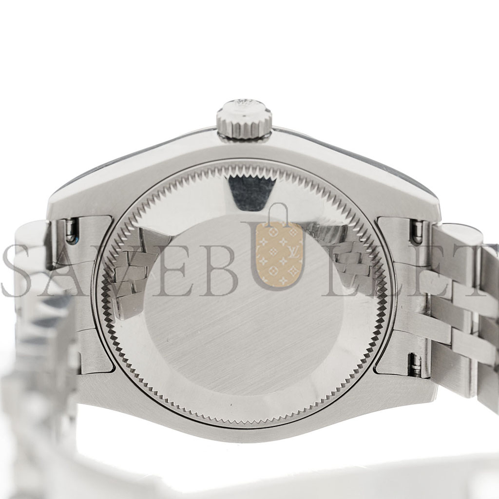ROLEX STAINLESS STEEL 18K WHITE GOLD 31MM OYSTER PERPETUAL DATEJUST WATCH BLUE ROMAN 178274 ROLEX STAINLESS STEEL 18K WHITE GOLD 31MM OYSTER PERPETUAL DATEJUST WATCH BLUE ROMAN 178274