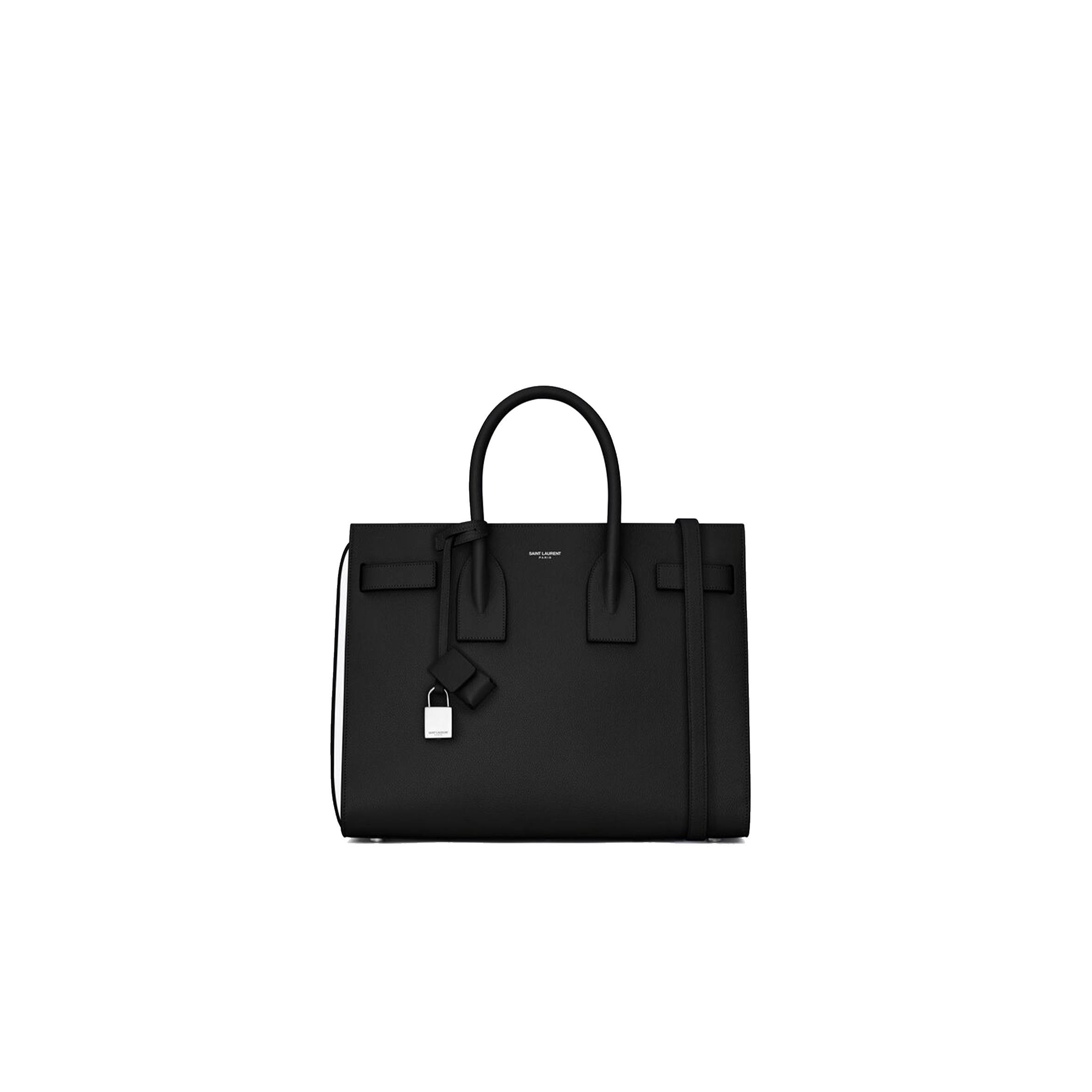 YSL SAC DE JOUR SMALL IN GRAINED LEATHER 378299B681N1000 (32*25.5*15.5cm)