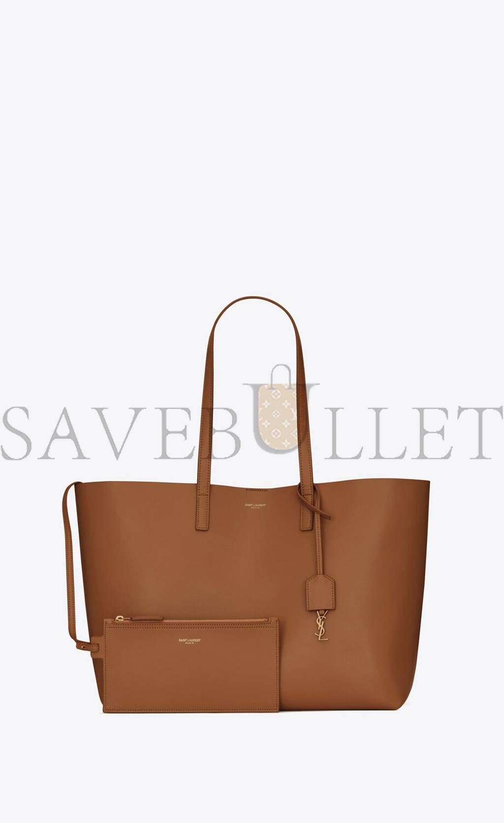 YSL SHOPPING BAG SAINT LAURENT EW IN SUPPLE LEATHER 600281CSV0J6309 (37*28*13cm)